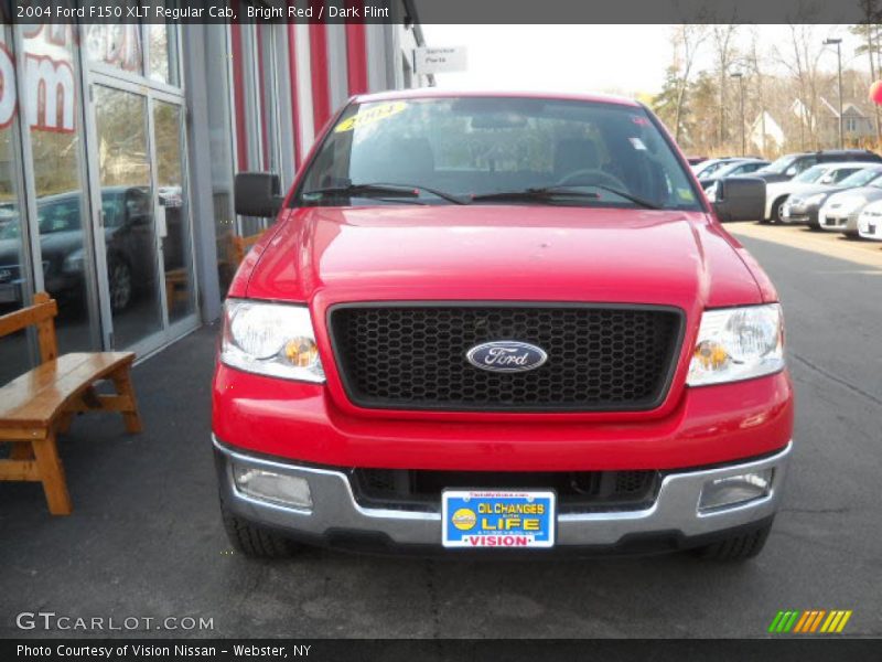 Bright Red / Dark Flint 2004 Ford F150 XLT Regular Cab