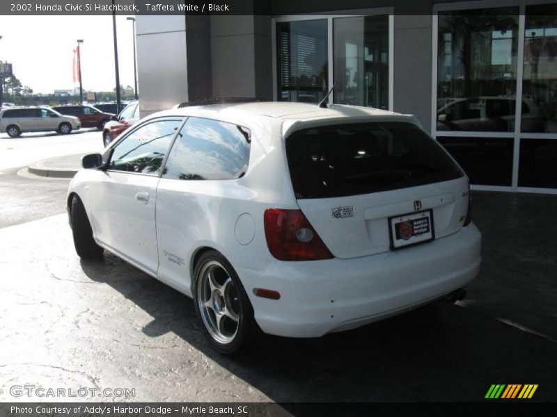 Taffeta White / Black 2002 Honda Civic Si Hatchback