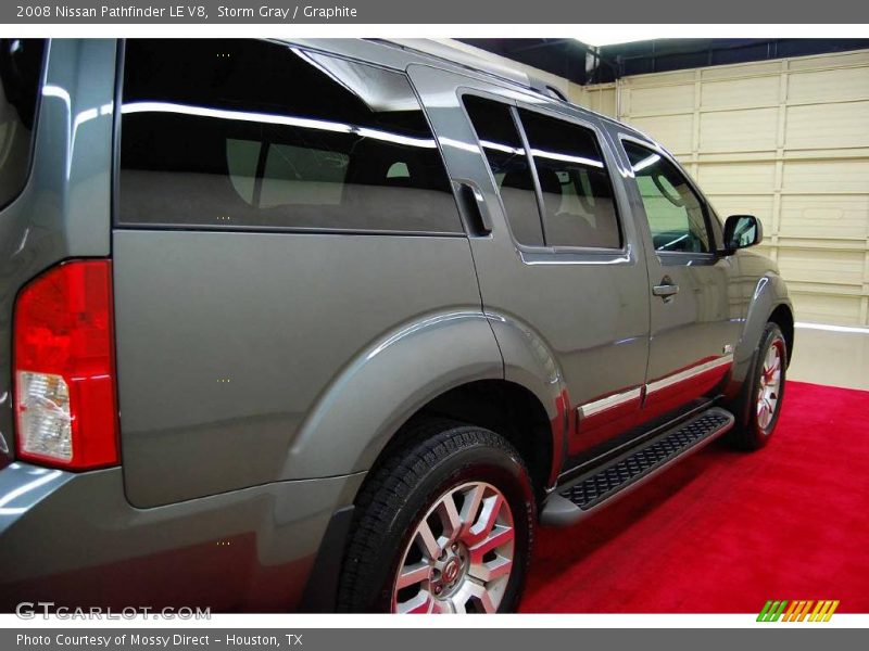 Storm Gray / Graphite 2008 Nissan Pathfinder LE V8