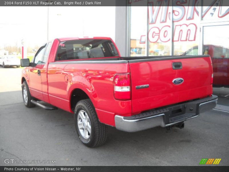 Bright Red / Dark Flint 2004 Ford F150 XLT Regular Cab