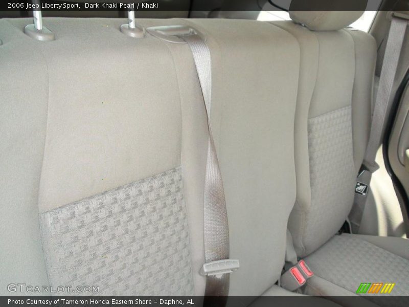 Dark Khaki Pearl / Khaki 2006 Jeep Liberty Sport