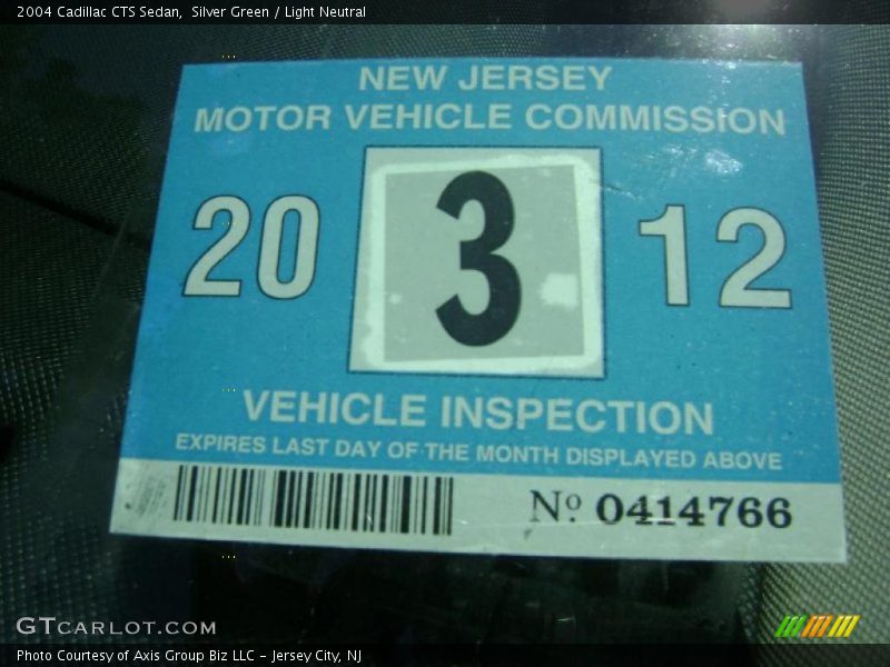 Silver Green / Light Neutral 2004 Cadillac CTS Sedan