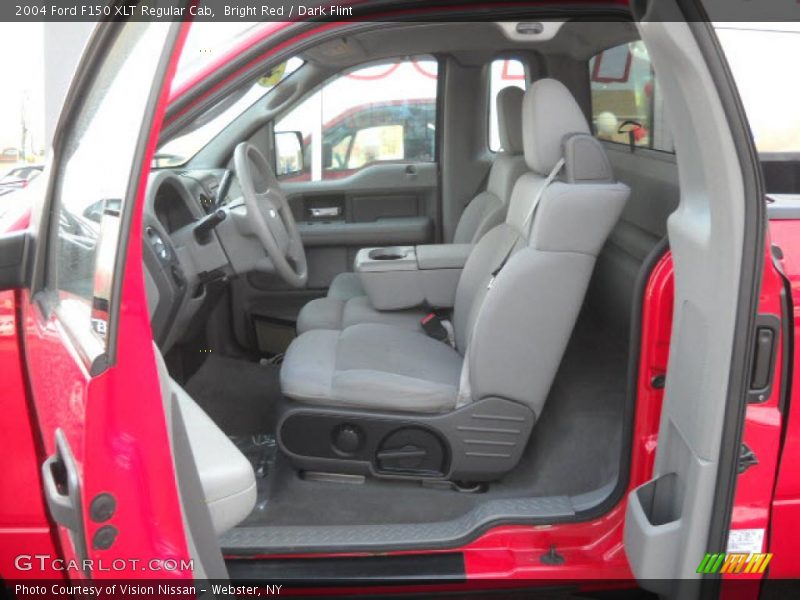 Bright Red / Dark Flint 2004 Ford F150 XLT Regular Cab