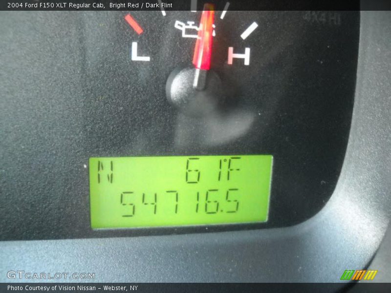 Bright Red / Dark Flint 2004 Ford F150 XLT Regular Cab