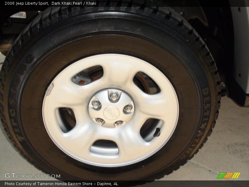 Dark Khaki Pearl / Khaki 2006 Jeep Liberty Sport
