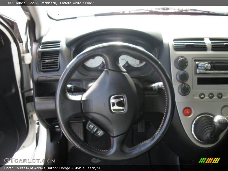 Taffeta White / Black 2002 Honda Civic Si Hatchback