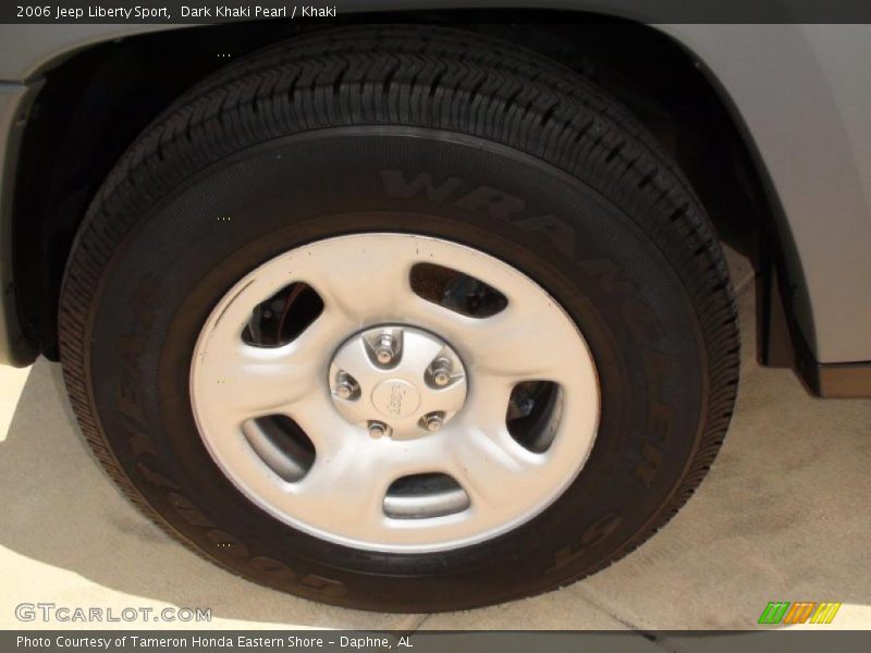 Dark Khaki Pearl / Khaki 2006 Jeep Liberty Sport