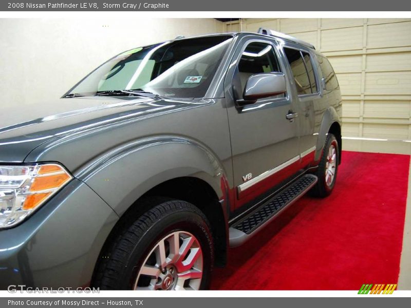 Storm Gray / Graphite 2008 Nissan Pathfinder LE V8
