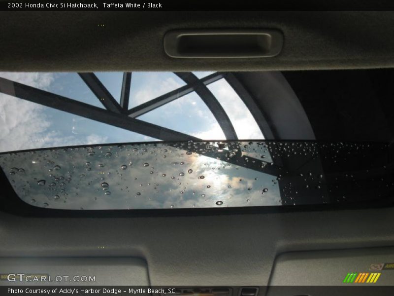 Taffeta White / Black 2002 Honda Civic Si Hatchback