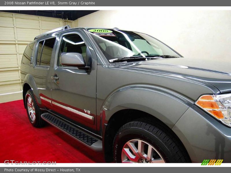 Storm Gray / Graphite 2008 Nissan Pathfinder LE V8