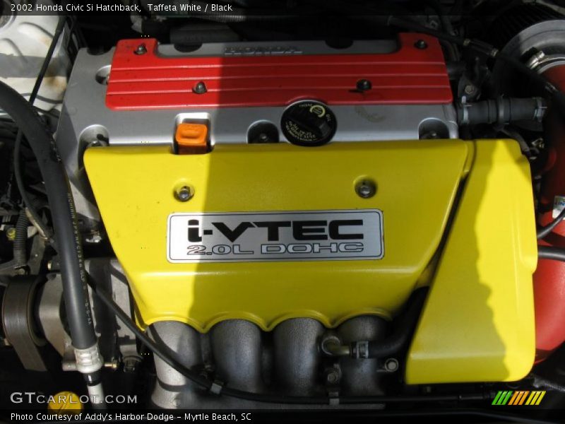 Taffeta White / Black 2002 Honda Civic Si Hatchback