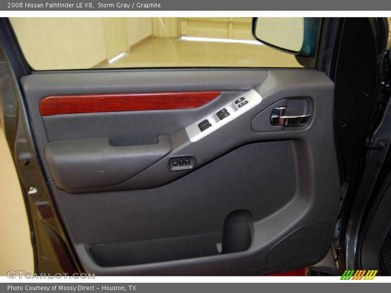Storm Gray / Graphite 2008 Nissan Pathfinder LE V8