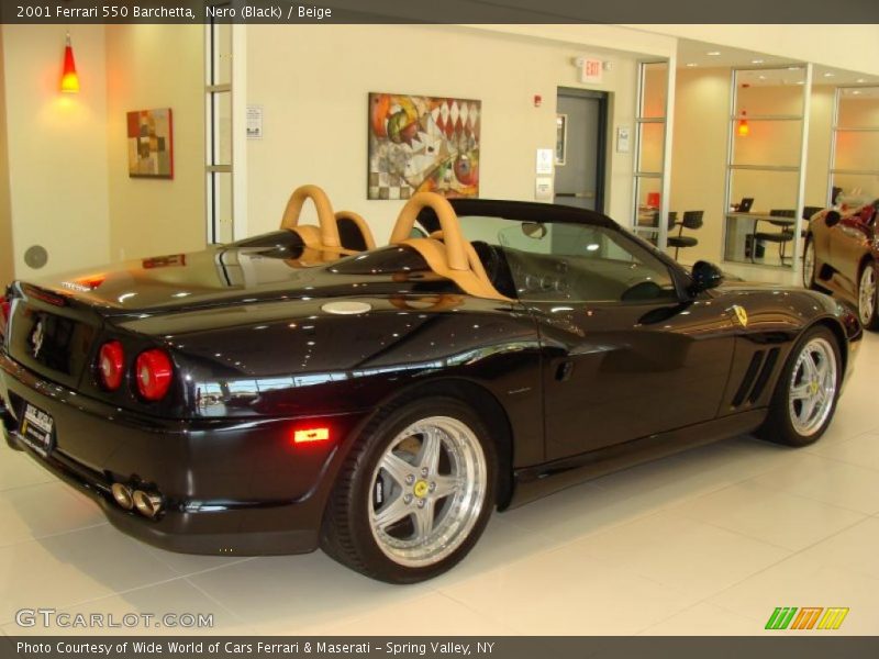 Nero (Black) / Beige 2001 Ferrari 550 Barchetta
