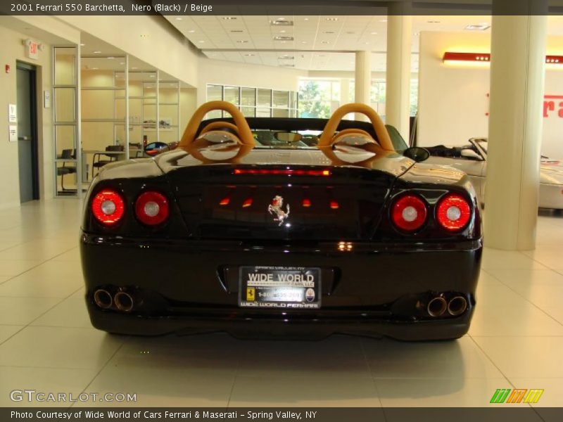 Nero (Black) / Beige 2001 Ferrari 550 Barchetta