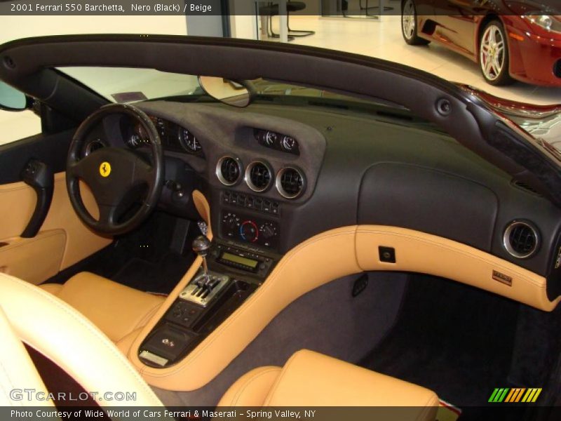 Nero (Black) / Beige 2001 Ferrari 550 Barchetta