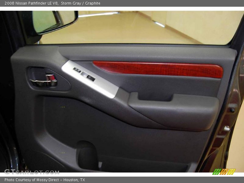 Storm Gray / Graphite 2008 Nissan Pathfinder LE V8