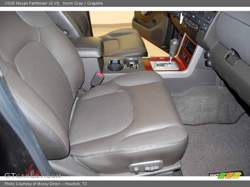 Storm Gray / Graphite 2008 Nissan Pathfinder LE V8