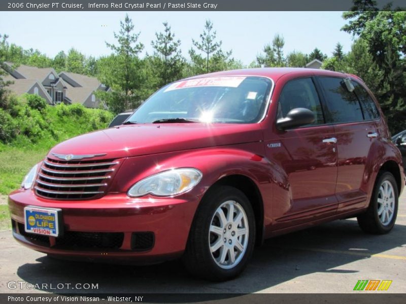 Inferno Red Crystal Pearl / Pastel Slate Gray 2006 Chrysler PT Cruiser