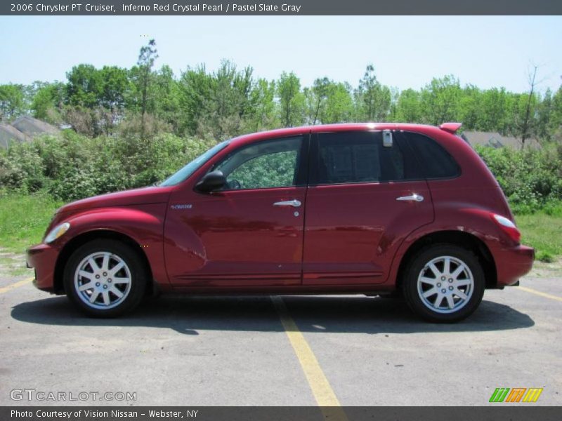 Inferno Red Crystal Pearl / Pastel Slate Gray 2006 Chrysler PT Cruiser
