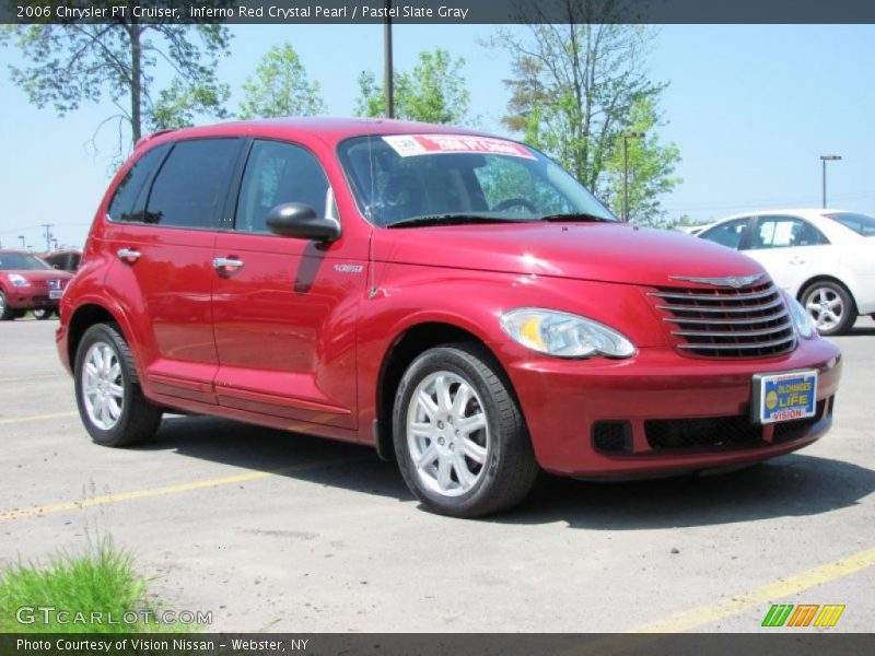 Inferno Red Crystal Pearl / Pastel Slate Gray 2006 Chrysler PT Cruiser