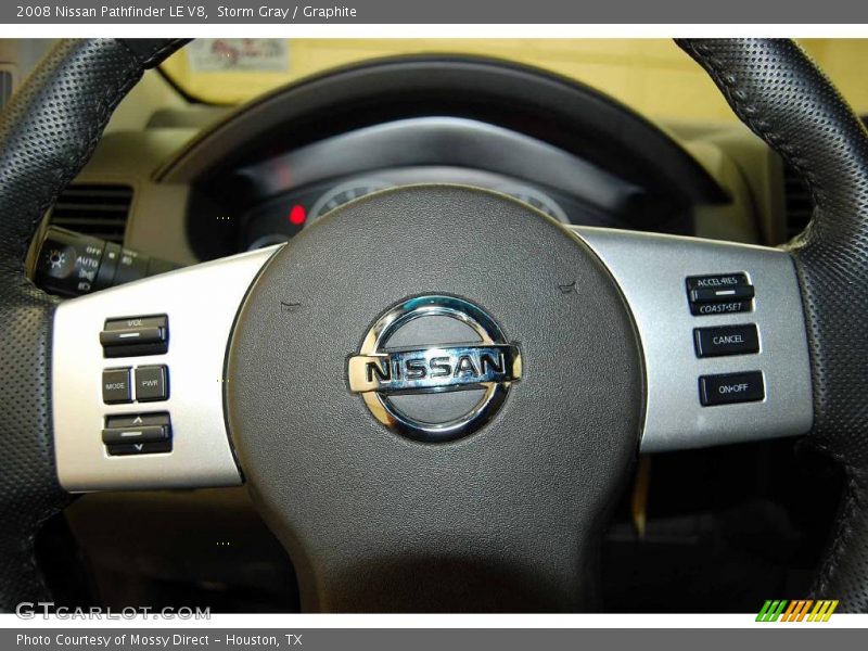 Storm Gray / Graphite 2008 Nissan Pathfinder LE V8