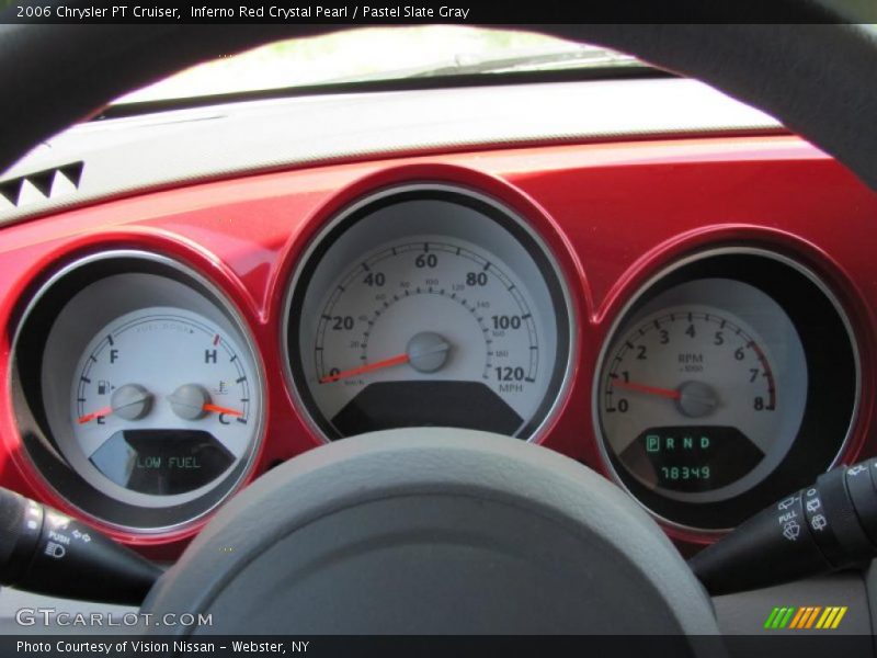 Inferno Red Crystal Pearl / Pastel Slate Gray 2006 Chrysler PT Cruiser