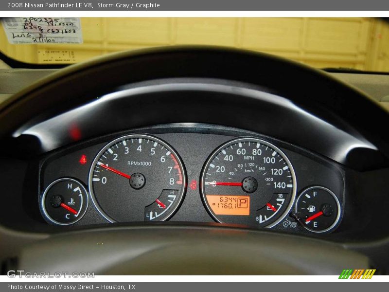 Storm Gray / Graphite 2008 Nissan Pathfinder LE V8