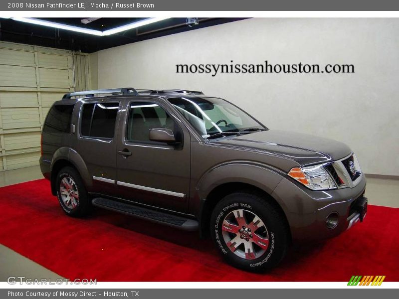 Mocha / Russet Brown 2008 Nissan Pathfinder LE