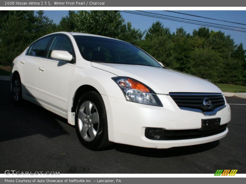 Winter Frost Pearl / Charcoal 2008 Nissan Altima 2.5 S