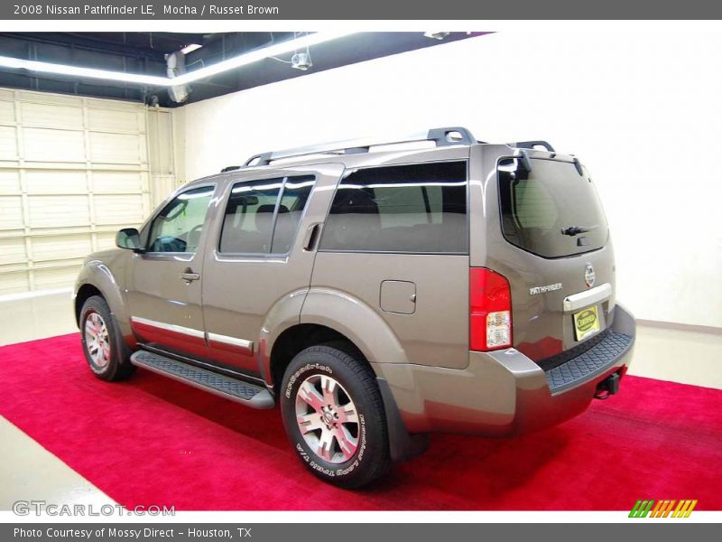 Mocha / Russet Brown 2008 Nissan Pathfinder LE