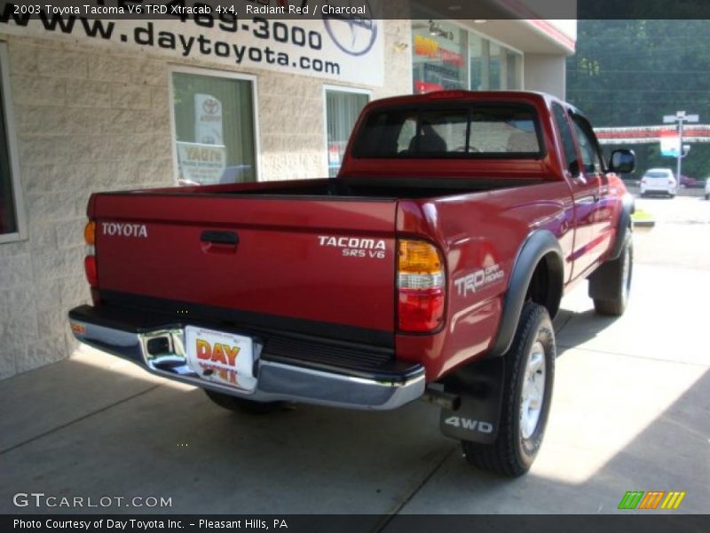 Radiant Red / Charcoal 2003 Toyota Tacoma V6 TRD Xtracab 4x4