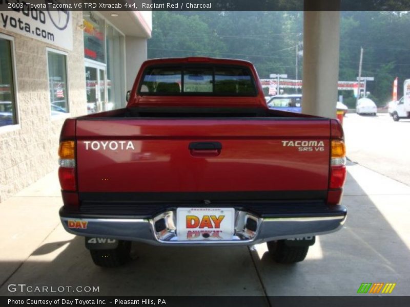 Radiant Red / Charcoal 2003 Toyota Tacoma V6 TRD Xtracab 4x4