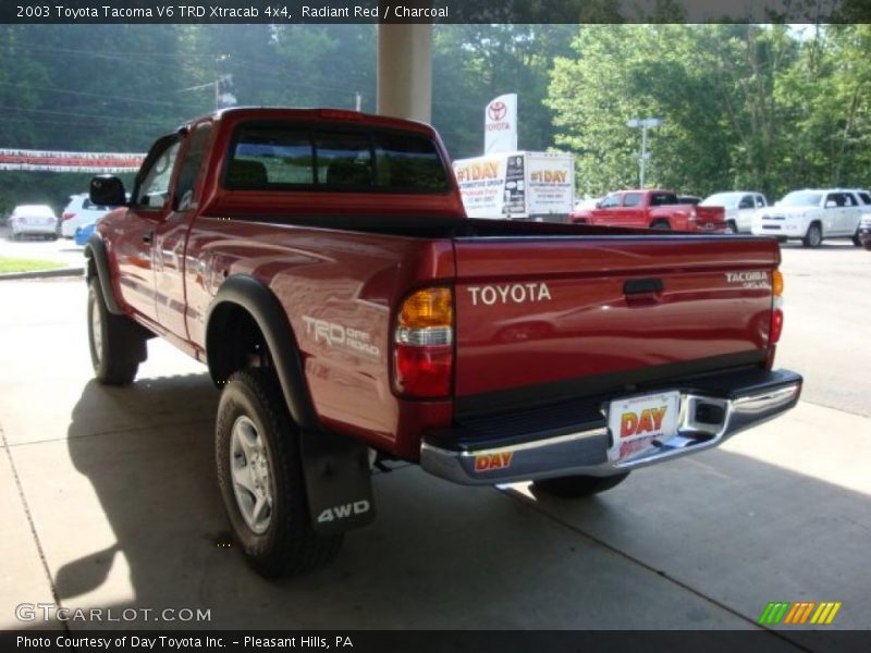 Radiant Red / Charcoal 2003 Toyota Tacoma V6 TRD Xtracab 4x4