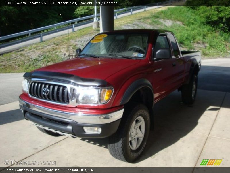 Radiant Red / Charcoal 2003 Toyota Tacoma V6 TRD Xtracab 4x4