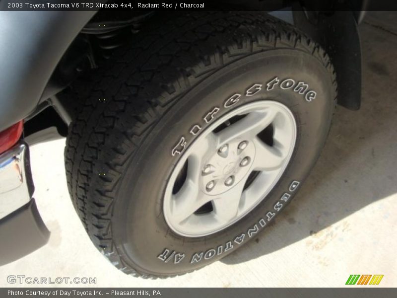 Radiant Red / Charcoal 2003 Toyota Tacoma V6 TRD Xtracab 4x4