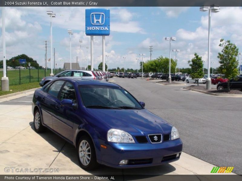 Cobalt Blue Metallic / Gray 2004 Suzuki Forenza LX
