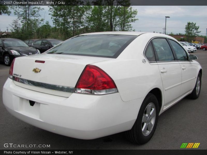 White / Gray 2007 Chevrolet Impala LT