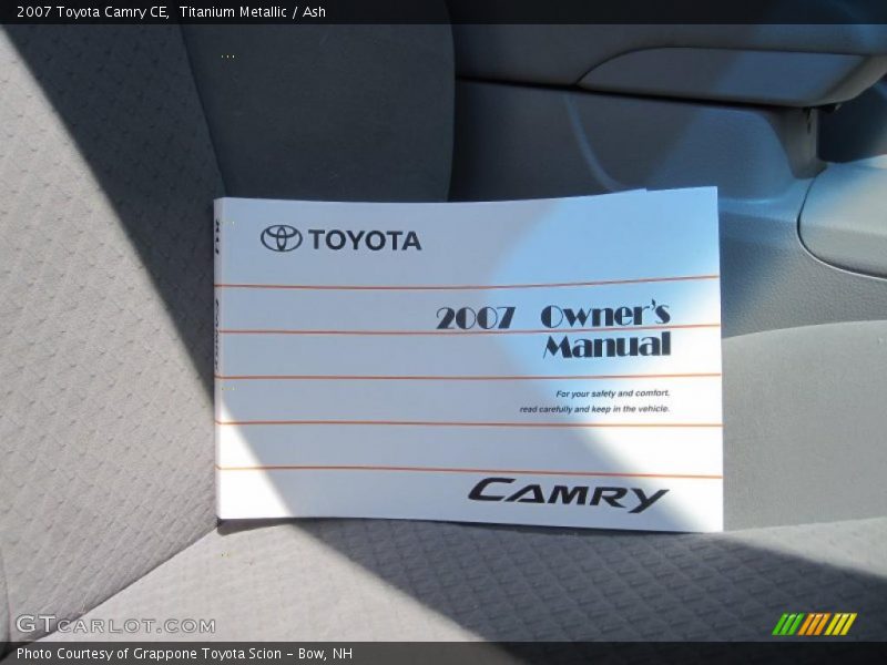 Titanium Metallic / Ash 2007 Toyota Camry CE