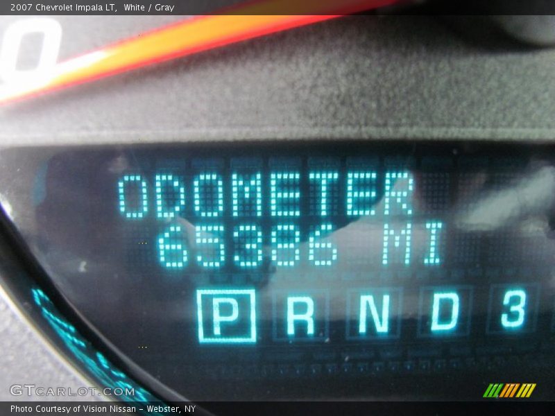 White / Gray 2007 Chevrolet Impala LT
