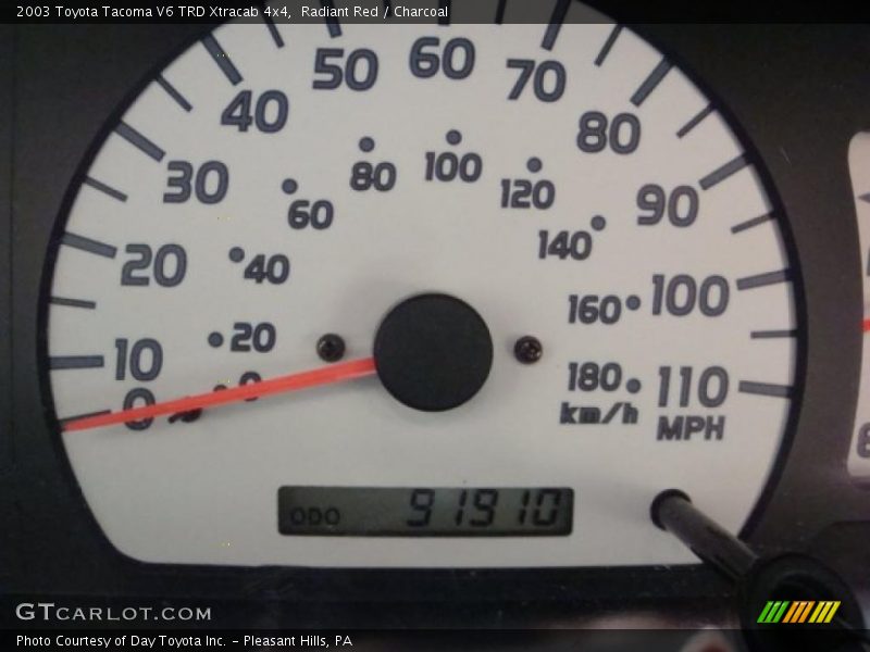 Radiant Red / Charcoal 2003 Toyota Tacoma V6 TRD Xtracab 4x4