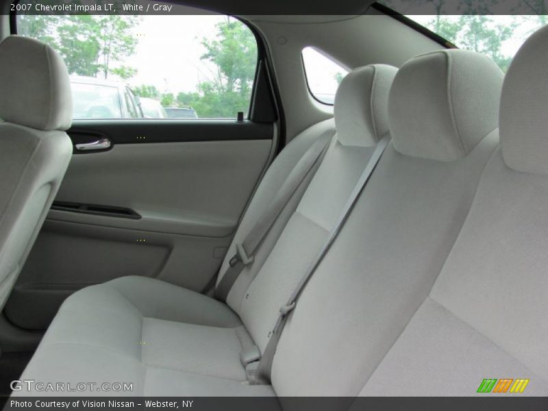 White / Gray 2007 Chevrolet Impala LT