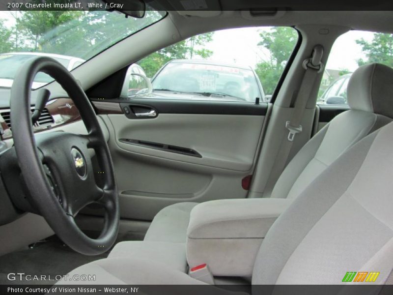 White / Gray 2007 Chevrolet Impala LT