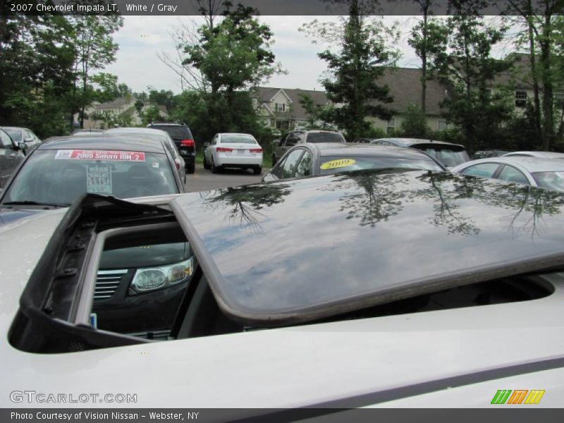 White / Gray 2007 Chevrolet Impala LT