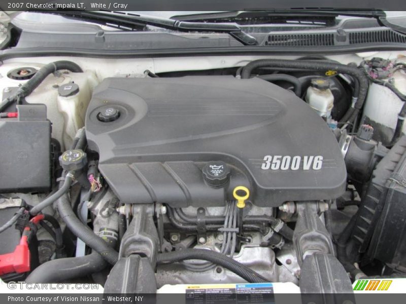 White / Gray 2007 Chevrolet Impala LT