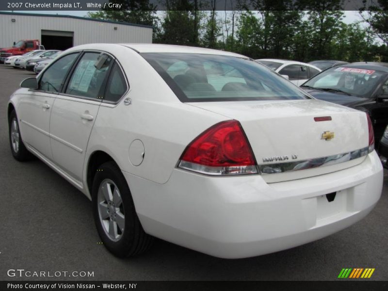 White / Gray 2007 Chevrolet Impala LT