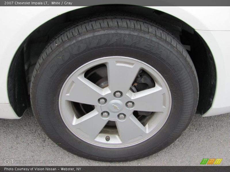White / Gray 2007 Chevrolet Impala LT