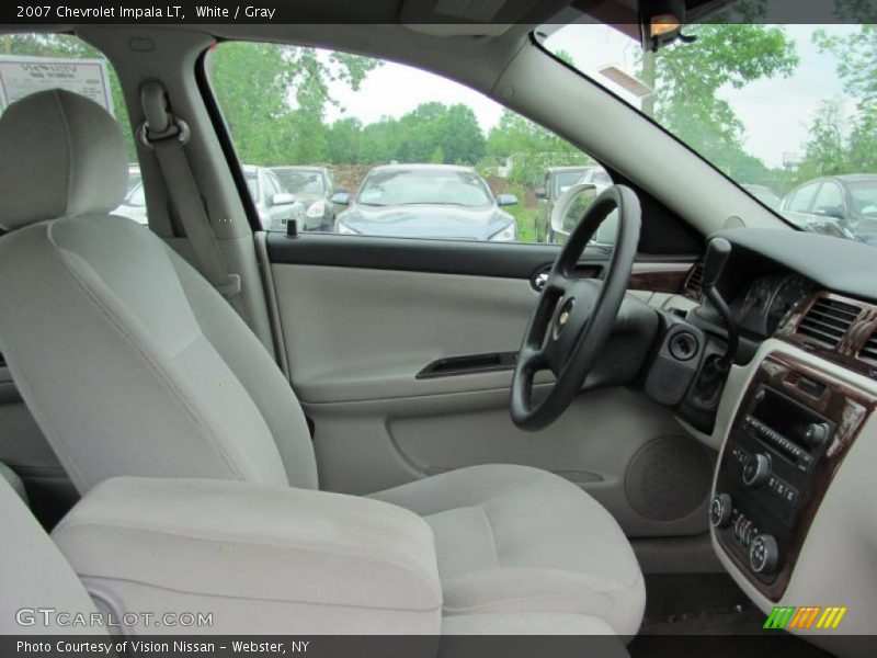 White / Gray 2007 Chevrolet Impala LT