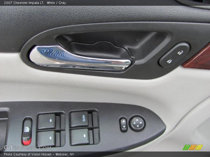 White / Gray 2007 Chevrolet Impala LT