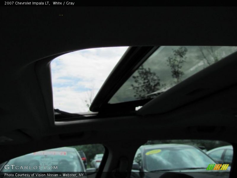 White / Gray 2007 Chevrolet Impala LT