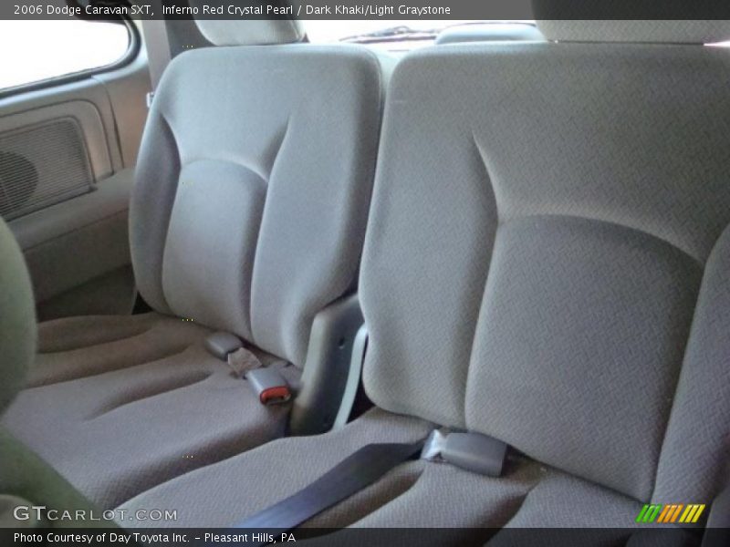 Inferno Red Crystal Pearl / Dark Khaki/Light Graystone 2006 Dodge Caravan SXT